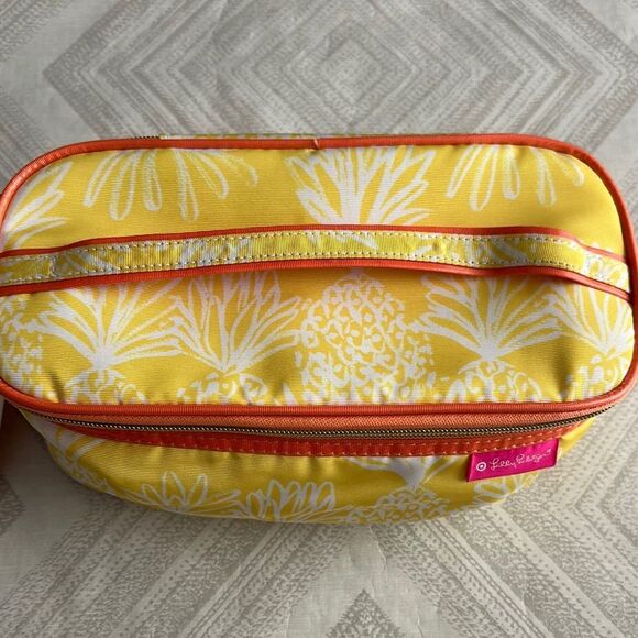 Lilly Pulitzer for Target Sunshine Yellow Floral Cosmetic Bag - Picture 2 of 7